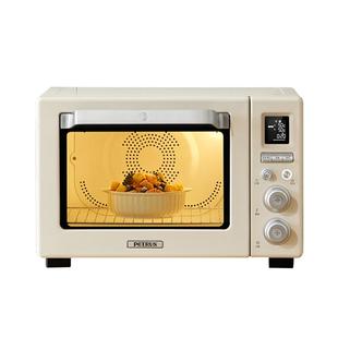 柏翠PE8050电烤箱家用发酵空气炸蒸烤箱大容量热风ins风2025新款