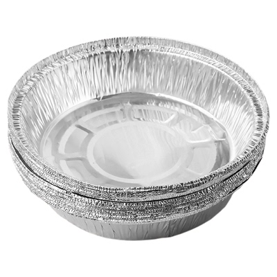 空气炸锅专用加厚锡纸盘盒烧烤箱烘焙锡箔碗家用锡纸盒食品级圆形