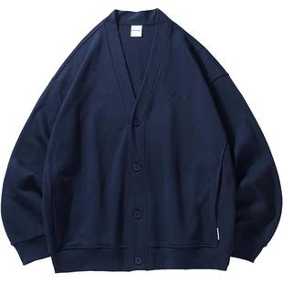 苏打汽水工作室日系男女款刺绣开衫卫衣秋季新款宽松休闲潮流外套