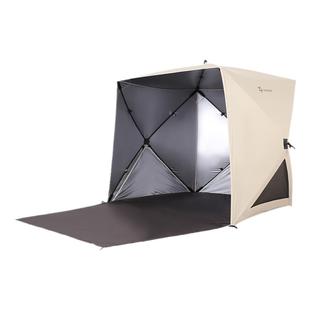 微木全自动速开帐篷海边沙滩便携式钓鱼帐篷露营免搭建四角方形