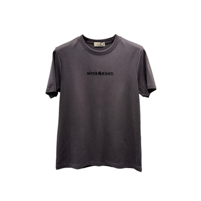 欧货个性闪粉满天星凉感短袖圆领