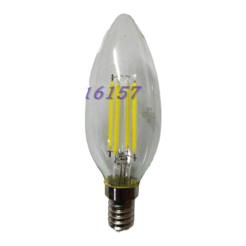 25W40W尖泡 E14螺口FSL烛型灯4W客厅水晶灯LED节能灯230V照明灯泡