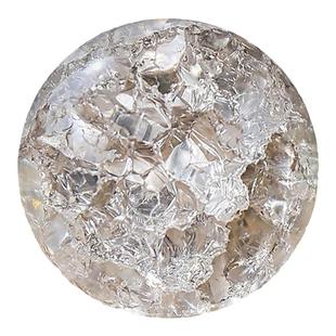 假山流水喷泉配件冰裂球风水轮小摆件水晶玻璃球盆景茶具盘气泡球