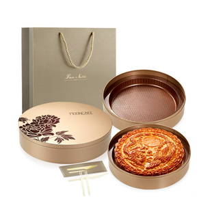 大月饼礼盒1/2/3/4斤一二三四斤中秋月饼包装酒店圆铁盒罐定做