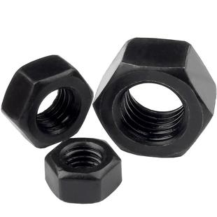 8.8/12.9级高强度六角螺母大全螺丝帽发黑螺帽M2M3M4M5M6M8M10M12