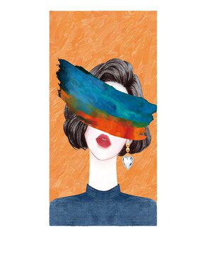 美发店广告海报发型贴纸发廊贴画