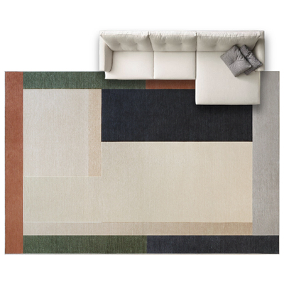 赛波斯柯布木屋可拆洗地毯客厅