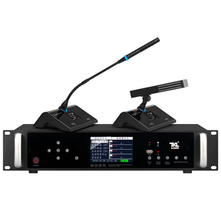 TKL A-8008无线手拉手话筒会议系统鹅颈会议室电容麦克风视像跟踪