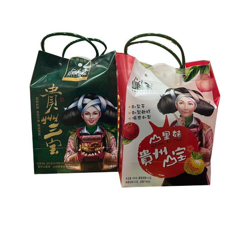 山里妹贵州三宝灵芝天麻杜仲礼盒