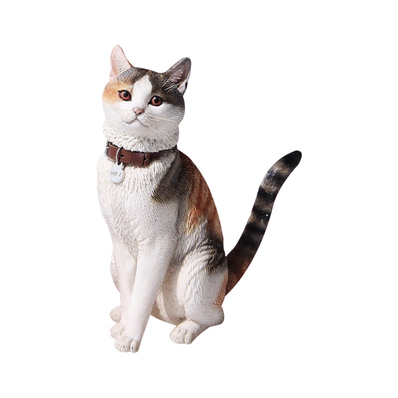 [官方自营]三花橘家猫咪模型手办