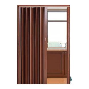 PVC折叠门帘厨房推拉门厕所卫生间门商铺门简易室内隔断门免打孔