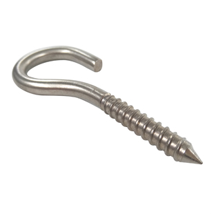 不锈钢羊眼自攻螺丝灯钩 带钩子螺丝吊钩螺丝自攻钩羊眼钩M4M5M8