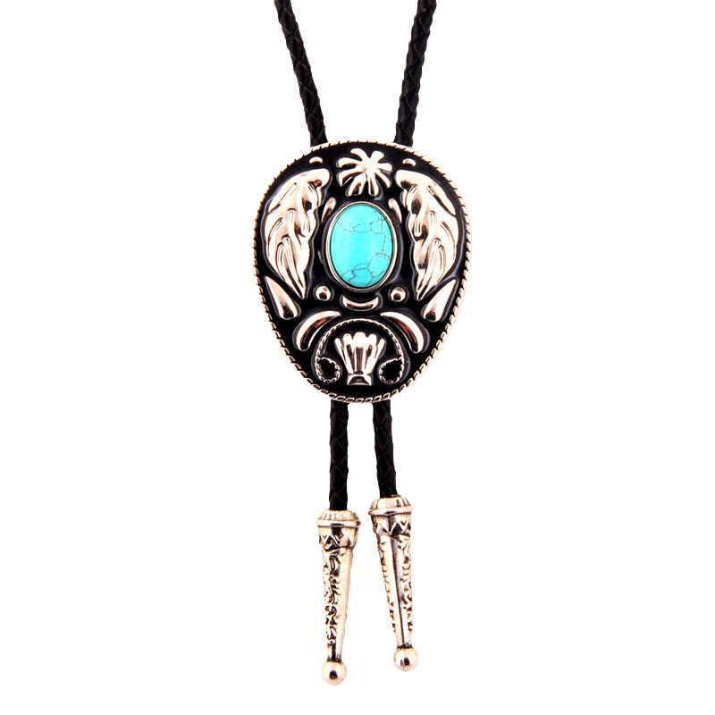 韩国复古马头吊坠长款挂坠绳项链领带绳潮人男士衬衫衣挂件吊坠