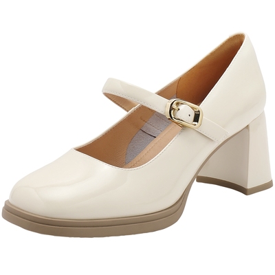 百丽女鞋子秋季新款圆头