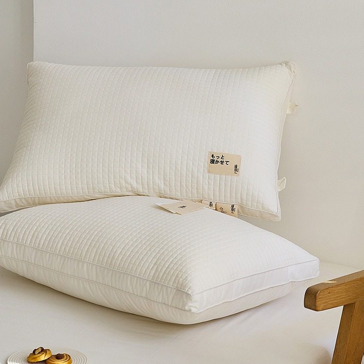 全棉100纯棉生态抑菌星级枕芯护酒店专业颈枕头立体枕头高级感