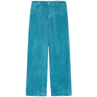 Juicy Couture橘滋休闲裤女宽松直筒灯芯绒长裤子