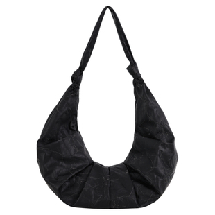 DirtySix/原创 Whiplash 爆裂饺子包 oversize皱巴巴布袋斜挎包