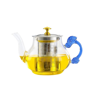 玻璃茶壶耐高温加厚中式客厅冲泡茶壶可明火加热304过滤网煮茶壶