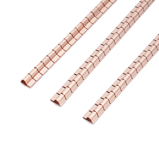 易密斯折卷式簧片柜门U型槽铍铜簧片电磁屏蔽弹片标准金属弹簧片