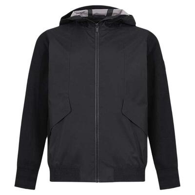 HugoBoss连帽贴饰连帽休闲夹克