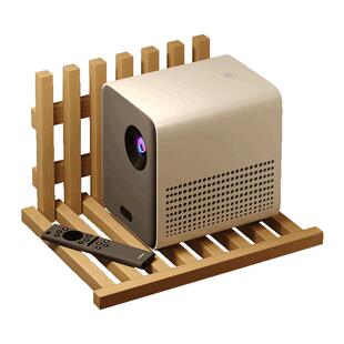 悬浮床头柜创意家用卧室可折叠墙上置物架实木投影仪支架壁挂架子