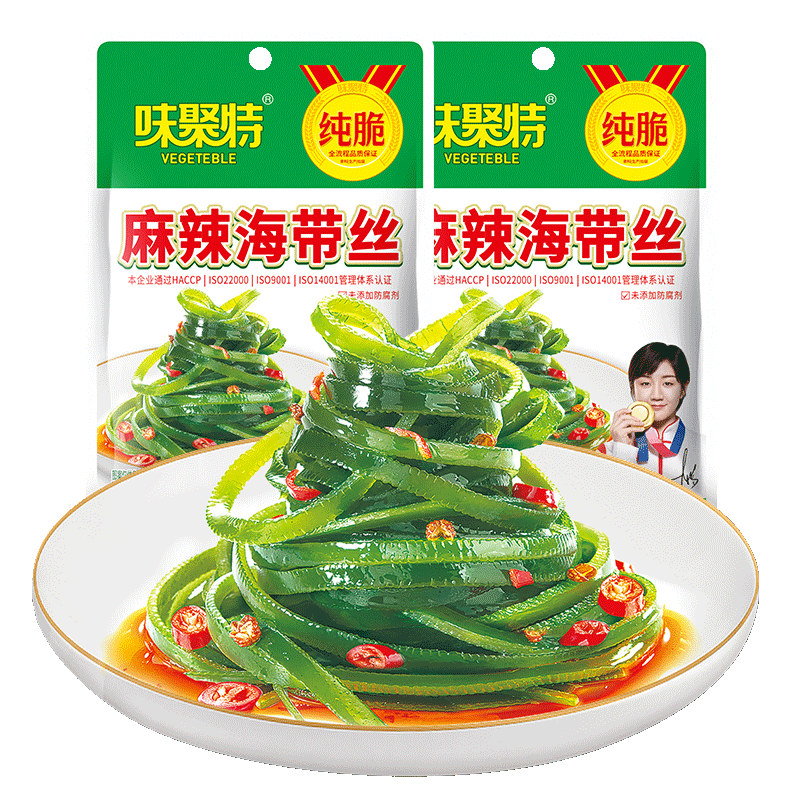 味聚特麻辣海带丝小零食