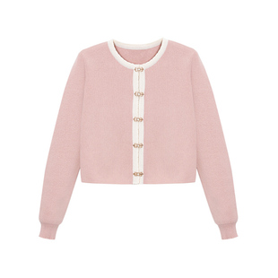 知则汉元素针织毛衣圆领对襟衫外套百褶裙一步一想特价【洛北思】