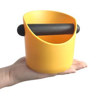 吧台咖啡粉圆形敲渣桶家用意式咖啡大号多色敲渣加厚收纳神器防滑