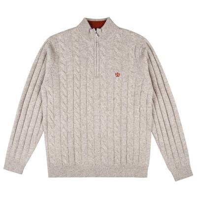 雷迪波尔老钱风牦牛绒毛衣