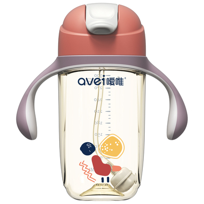 嗳唯avei吸管奶瓶ppsu婴儿童大
