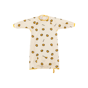 宝宝吃饭罩衣一体式餐椅儿童自主进食全包饭兜围兜防水防脏反穿衣