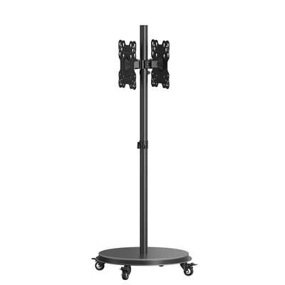 横竖屏直播屏落地移动推车支架