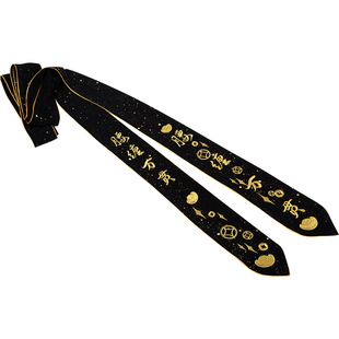 花朝记｜腰缠万贯 汉服 刺绣印金长腰带蹀躞带合金腰带百搭单品