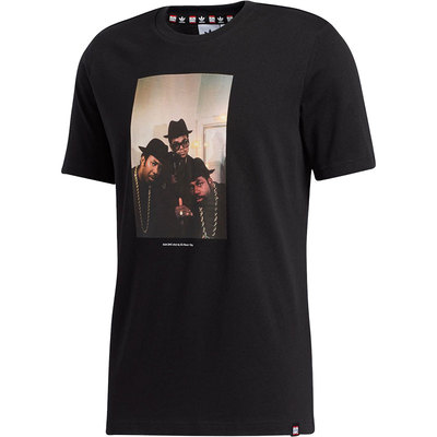 阿迪达斯男士印花透气T恤