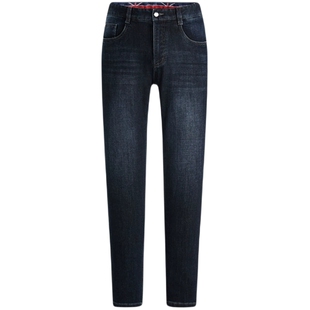 LONDA伦德马2025年秋冬男士牛仔裤高端时尚修身直筒长裤子男装潮