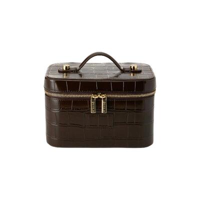 ETOILE COLLECTIVE MINI VANITY CASE 化妆包 巧克力色REVOLVE小