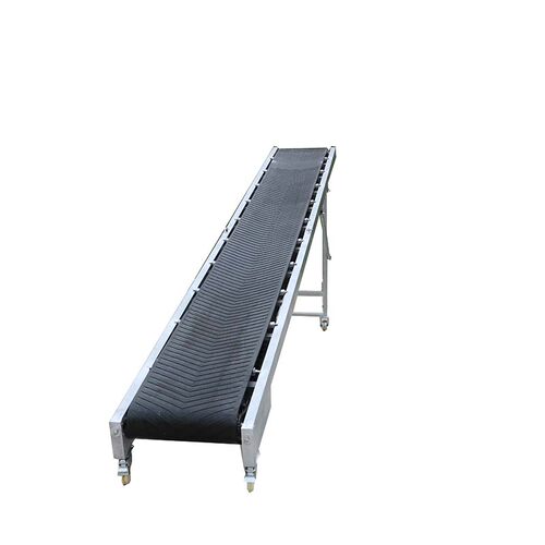 小型爬坡输送机建材流水线皮带装车卸货家用移动升降式折叠输送带