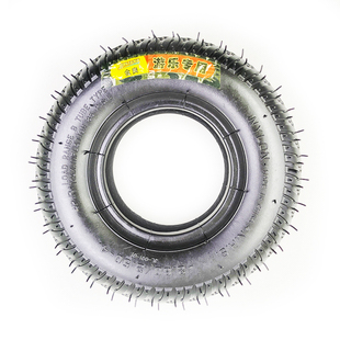老年电动代步车轮胎2.80/2.50-4三四轮9英寸内外胎实心胎9*3.50-4