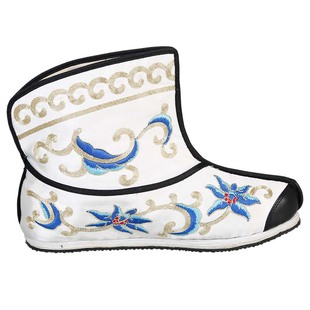 戏曲武生花快靴京剧薄底靴绣花彩快三岔口花脸鞋武旦彩快跑靴打鞋