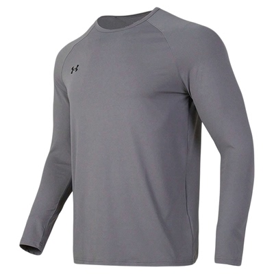 安德玛男士加绒卫衣官方正品套头衫2025圆领休闲运动长袖24600305