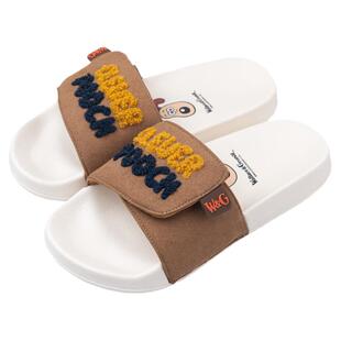 细细条 正版掌门狗ins时尚情侣凉拖夏季外穿防滑厚底拼色拖鞋男女