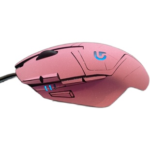 适用于罗技G402鼠标粉色改装贴纸 防滑贴膜 可爱 磨砂个性定制DIY