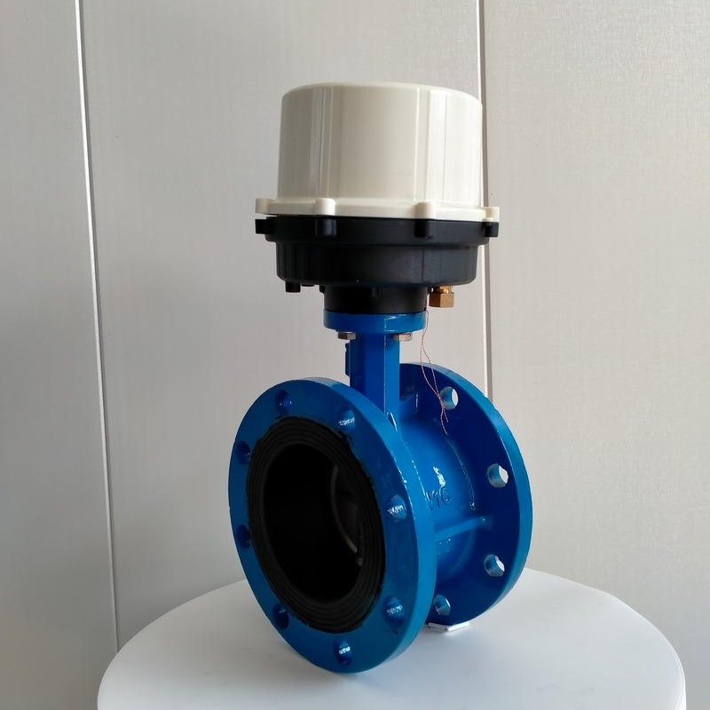 电动蝶阀低功耗法兰电动蝶阀加工控制阀门智能水表