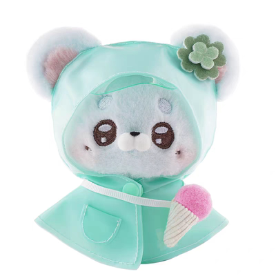 朴坊手作雨季童话毛绒雨衣玩偶