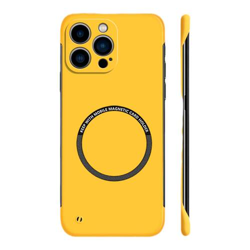 适用ip16系列苹果15pro手机壳iphone14promax无边框ip13PR0磁吸12por半包硬11p超薄磨砂新品17纯色高级感简约