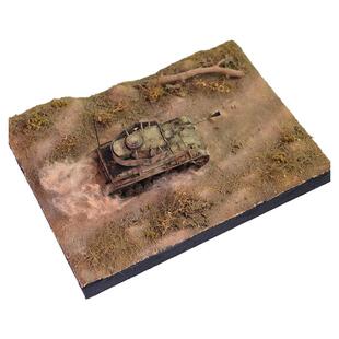 模型沙漠场景地台户外环境微缩底座兵人车模恐龙动物沙盘景观展示