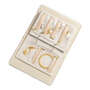 首饰收纳书册旅行便携黄金项链收纳包防氧化手饰盒闺蜜礼物新款首饰收纳册包本防氧化黄金手饰旅行便携收纳本