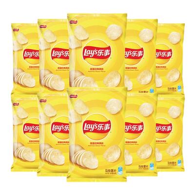 Lay's/乐事 薯片 美国经典原味 40g*10袋
