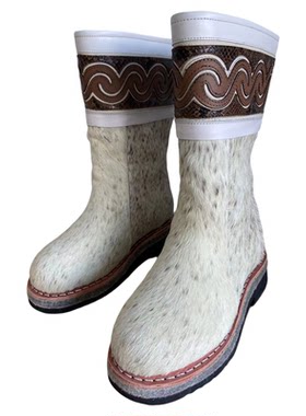 蒙古女士马毛靴防寒防滑雪地靴