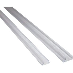 透明灯带卡槽LED霓虹灯带固定槽6*12/8*16/10*20柔性圆形灯带槽